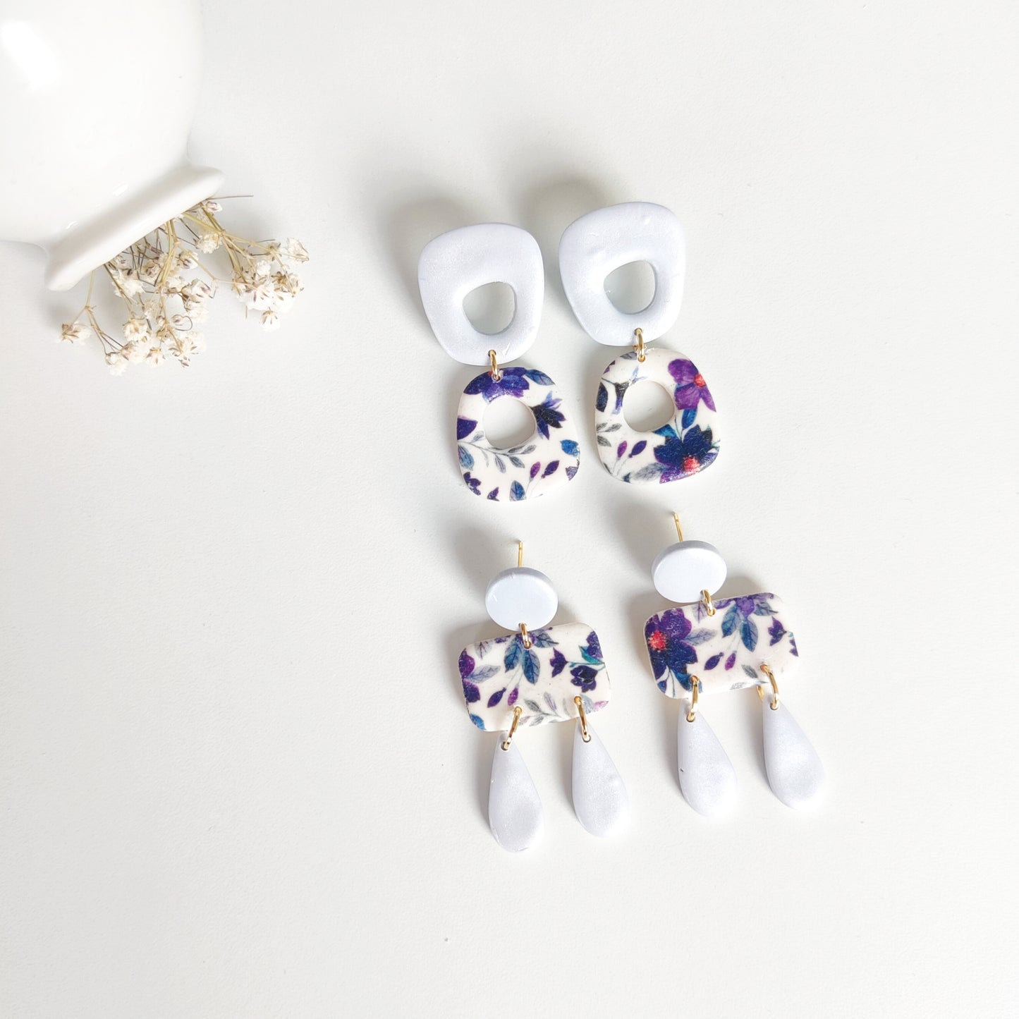 Boucles d’oreilles florales pour la fête des mères