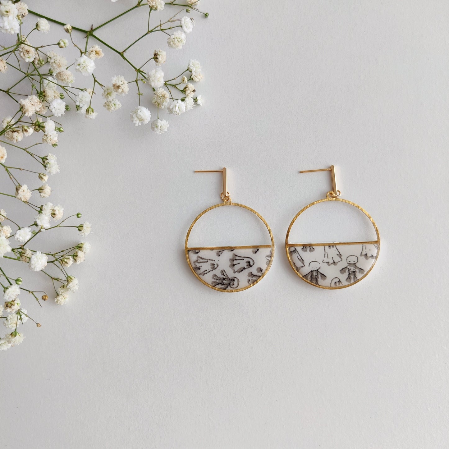 Autumn Collection | Autumn Earrings | Handmade Halloween polymer clay earrings | Fall foliage earrings | Fall colors earrings | Cosy