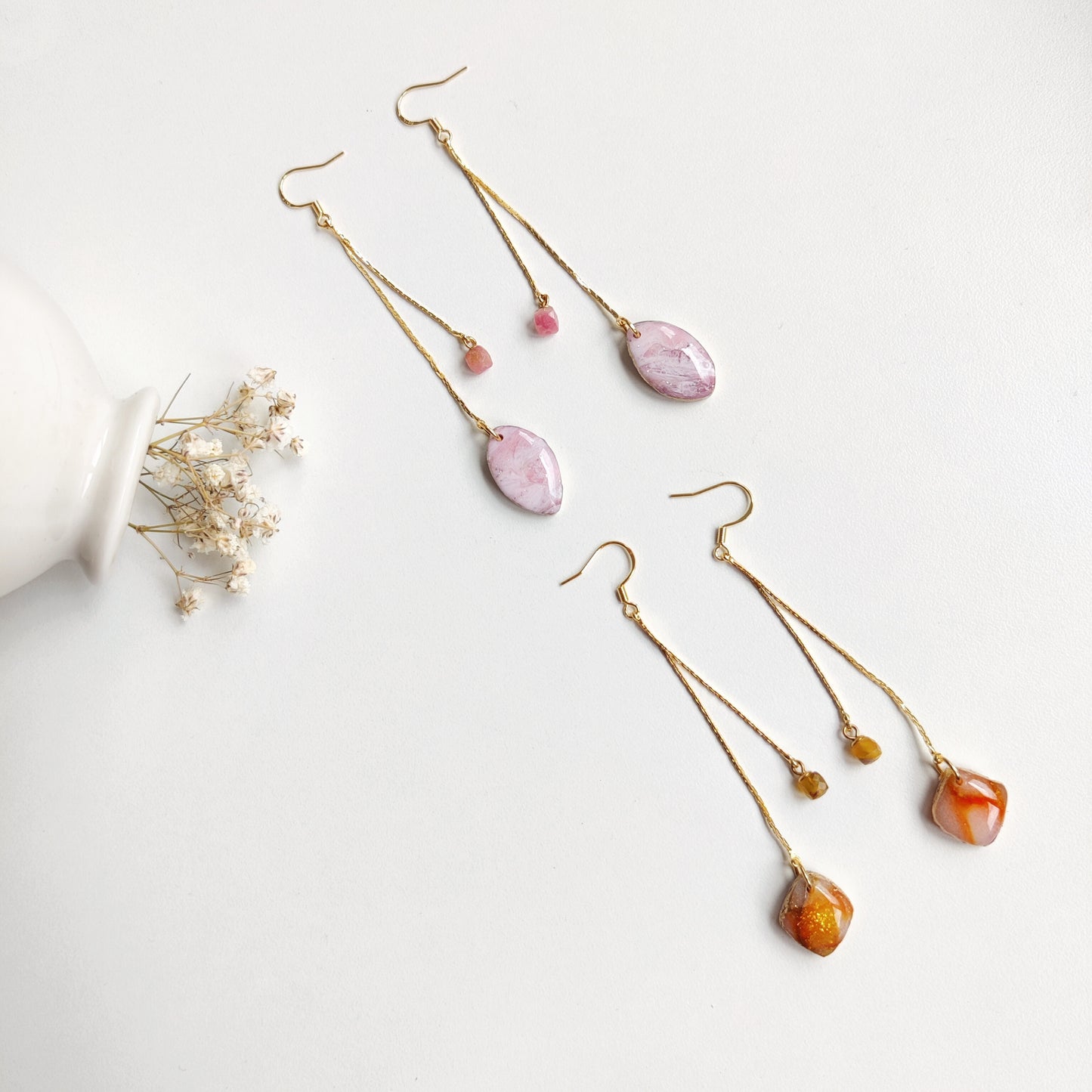 Boucles d'oreilles floral pour la fête des mères