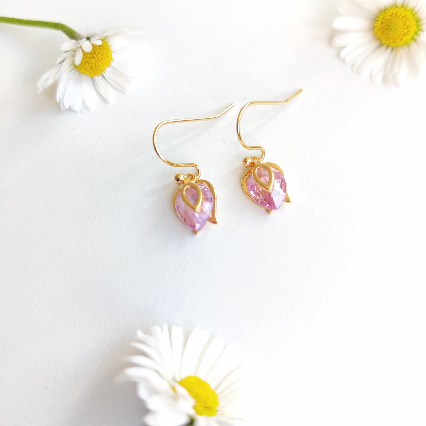 Boucles d’oreilles florales pour la fête des mères