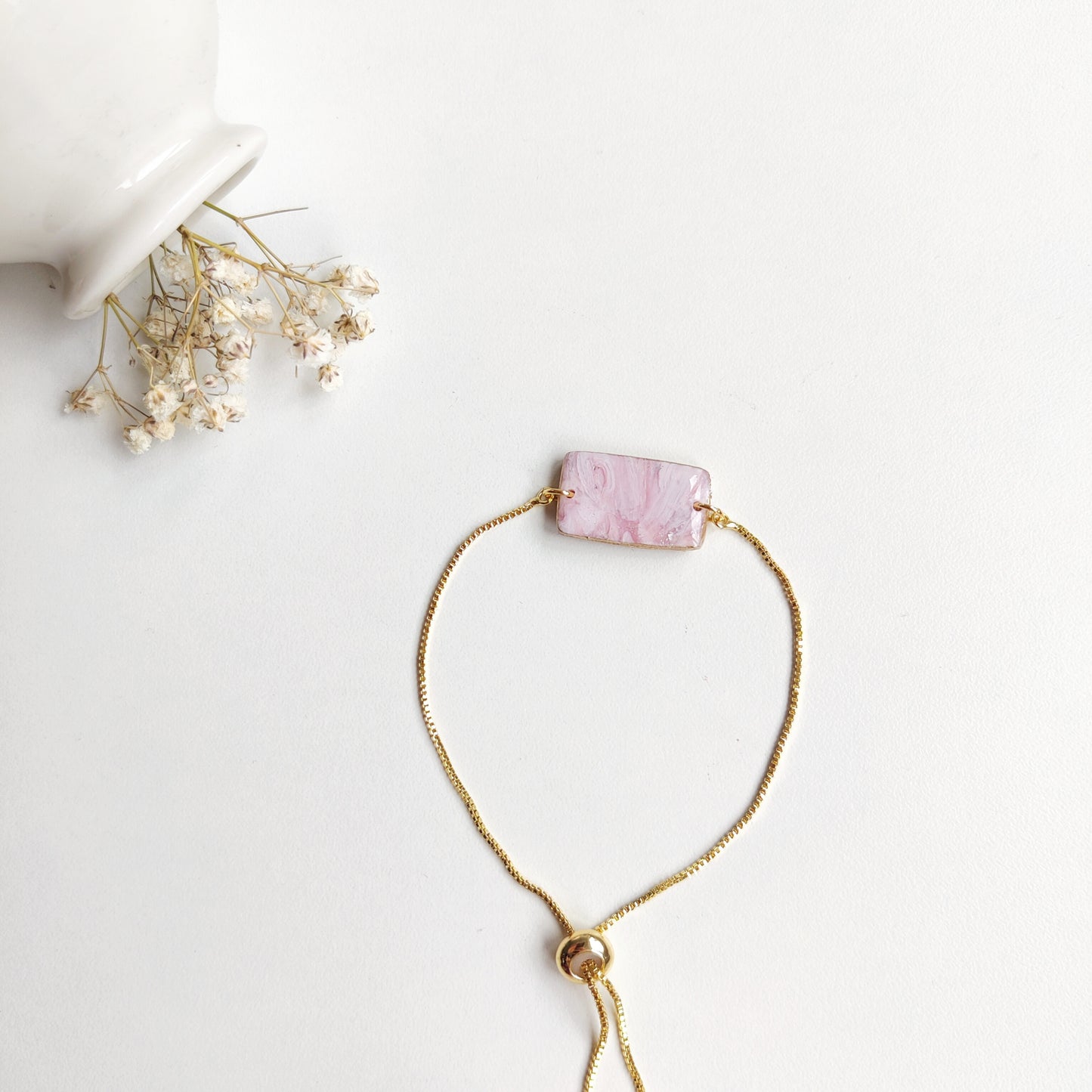 Gourmette "effet marbré"