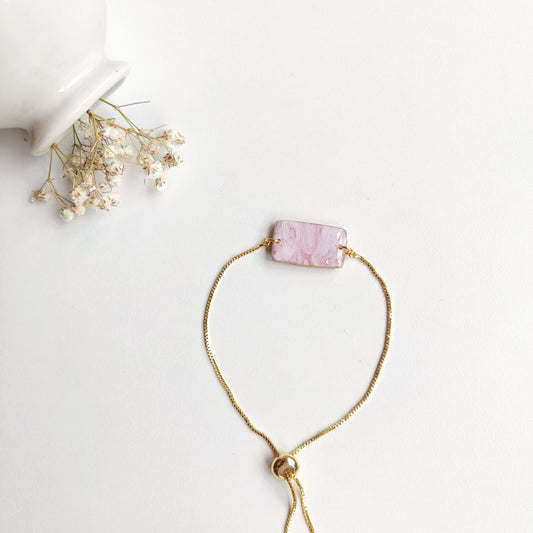 Gourmette "effet marbré"