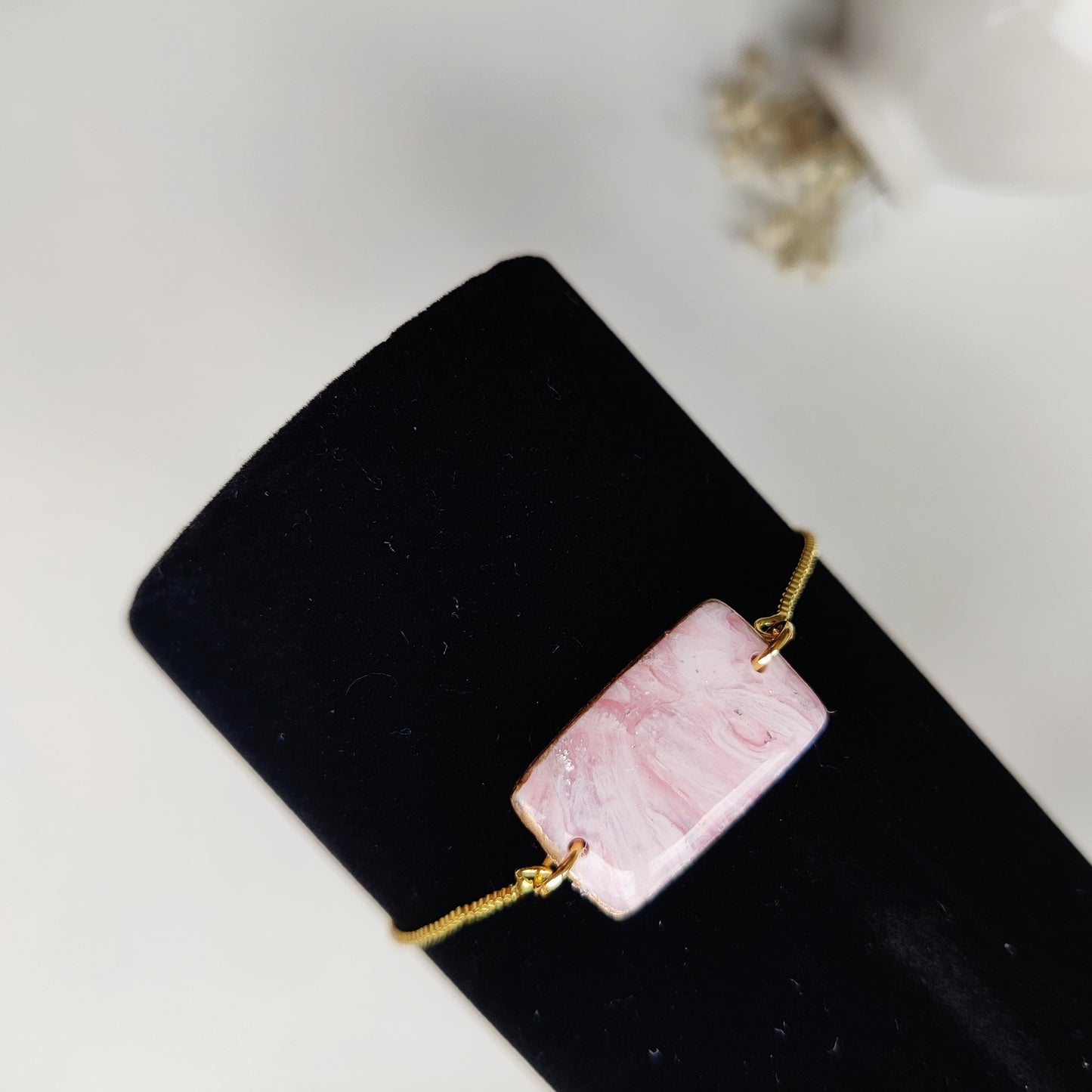 Gourmette "effet marbré"