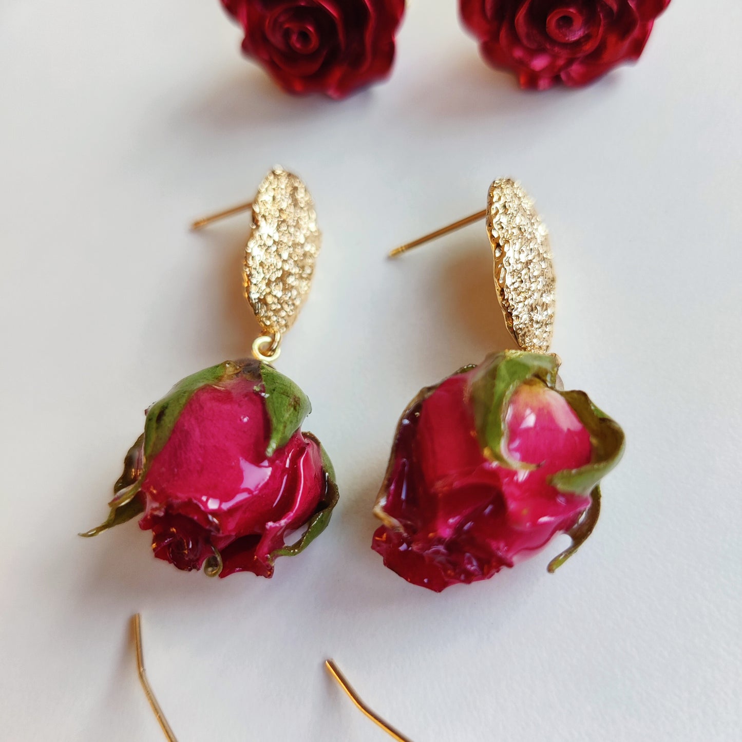 Boucles d’oreilles florales pour la fête des mères