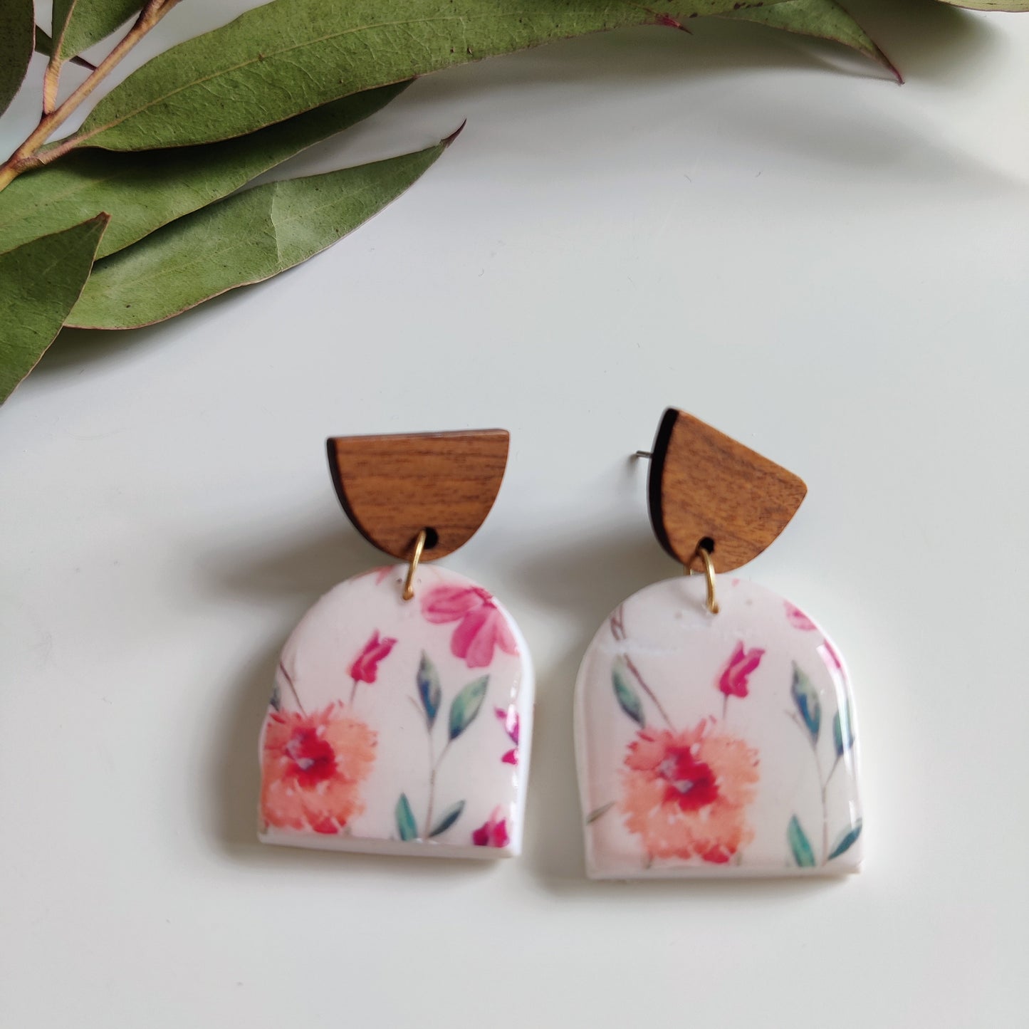 Woody | Vintage Collection | Polymer clay earrings | Artisanal | Handmade | Jewelry | Handmade | Polymer Clay | Earrings