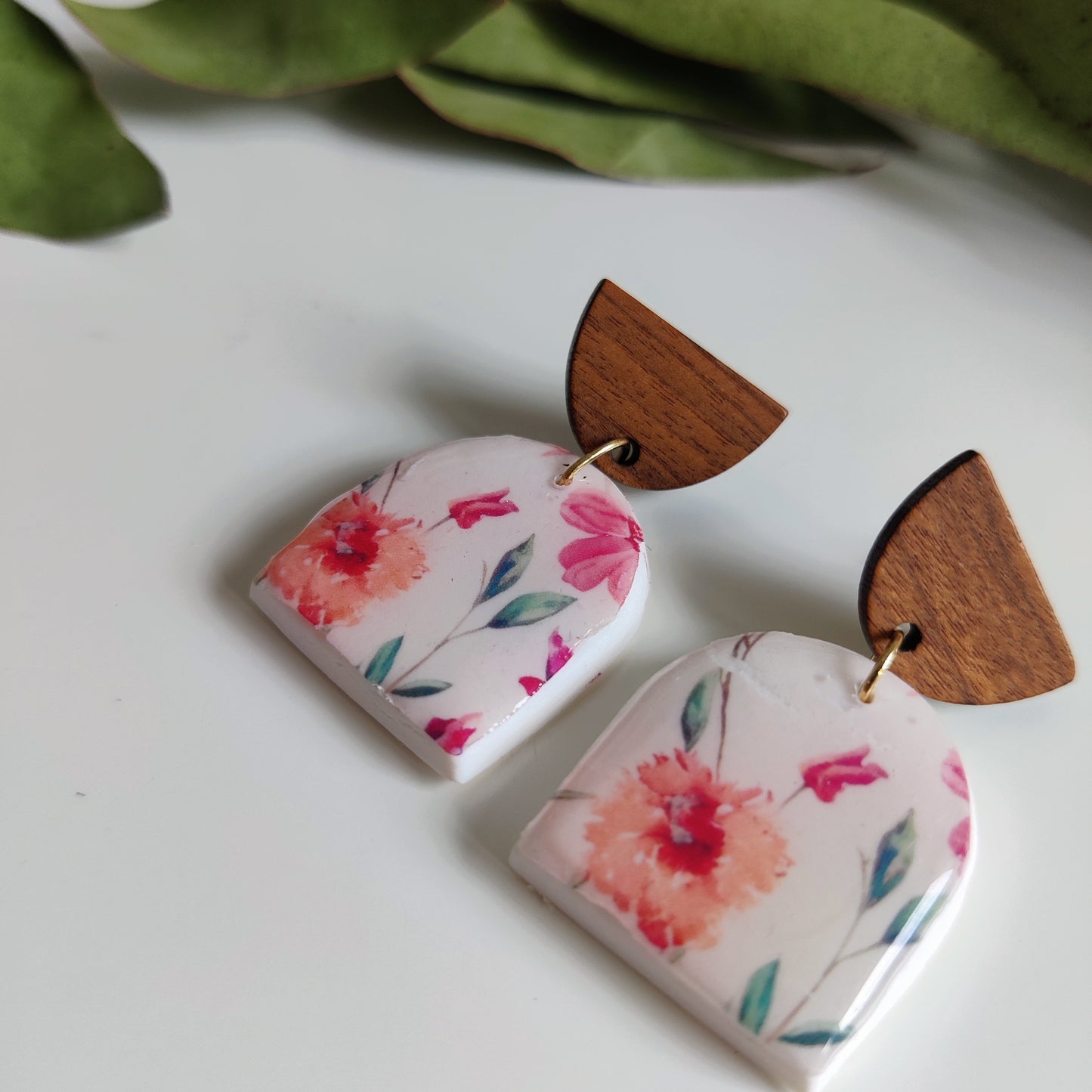 Woody | Vintage Collection | Polymer clay earrings | Artisanal | Handmade | Jewelry | Handmade | Polymer Clay | Earrings