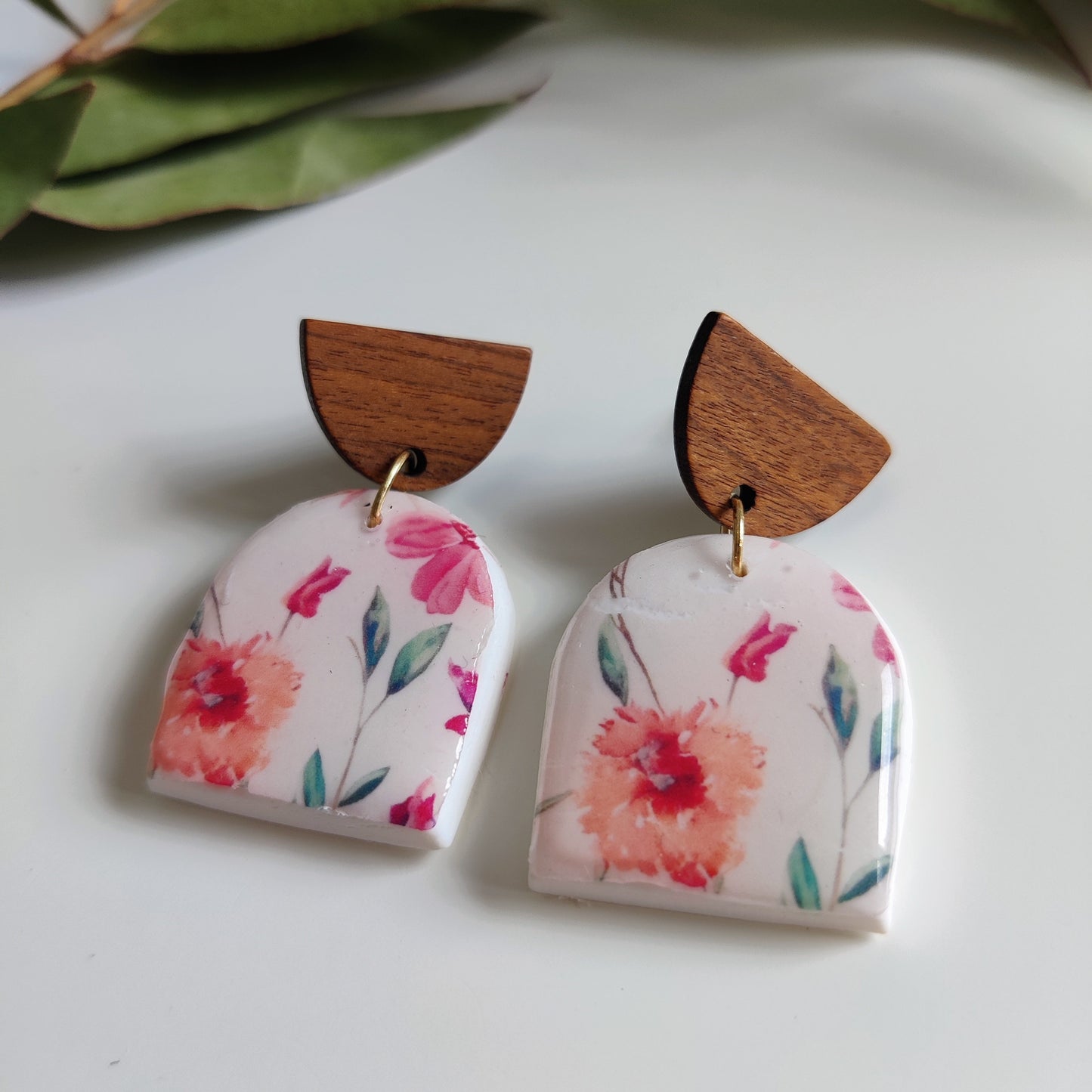 Woody | Vintage Collection | Polymer clay earrings | Artisanal | Handmade | Jewelry | Handmade | Polymer Clay | Earrings