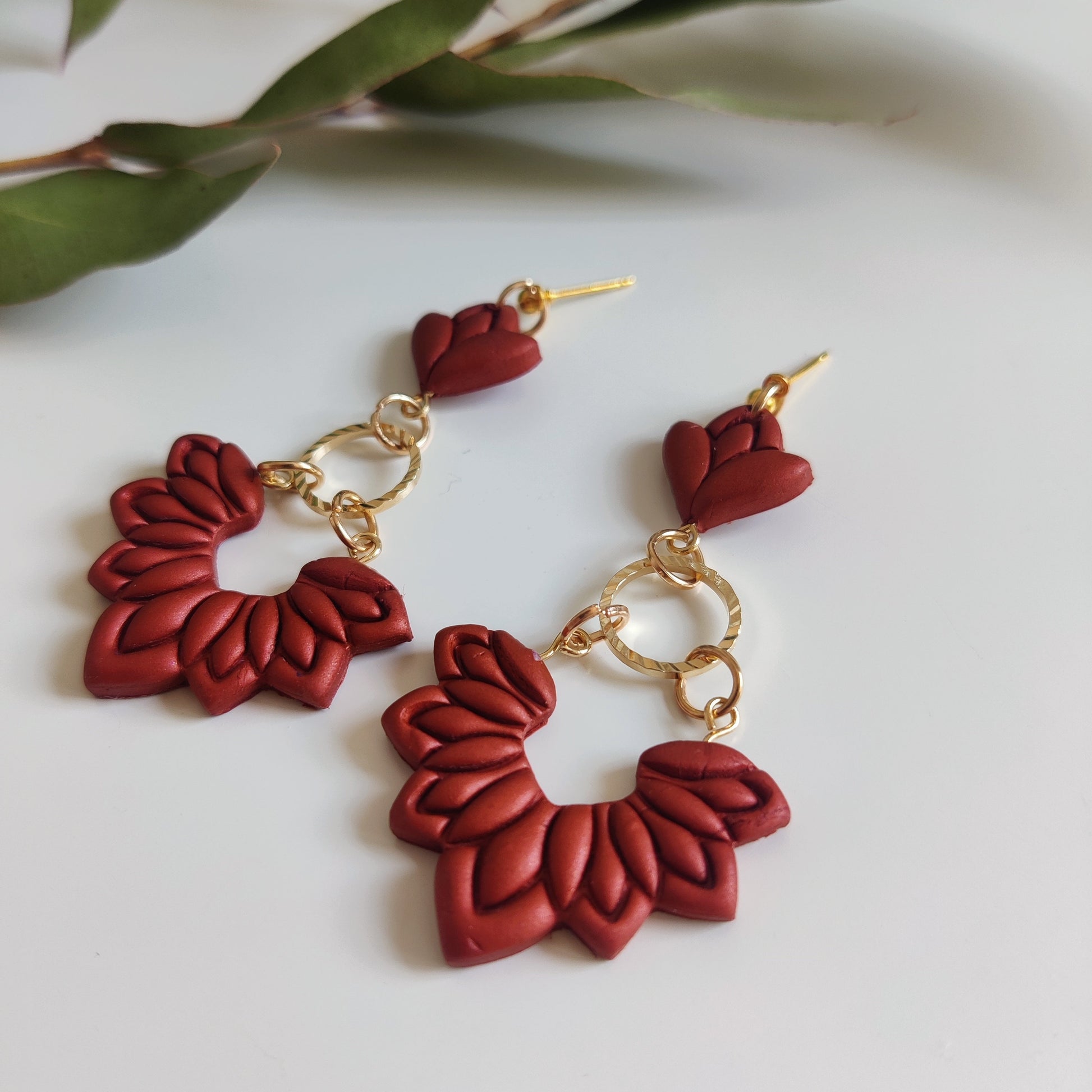 ELISE | Polymer clay earrings | Artisanal | Handmade | Jewellry | Handmade | Polymer Clay | Dangle Earrings
