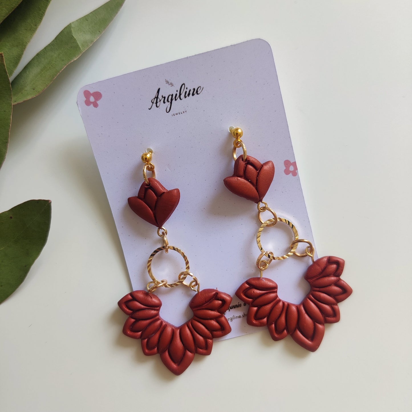 ELISE | Polymer clay earrings | Artisanal | Handmade | Jewellry | Handmade | Polymer Clay | Dangle Earrings