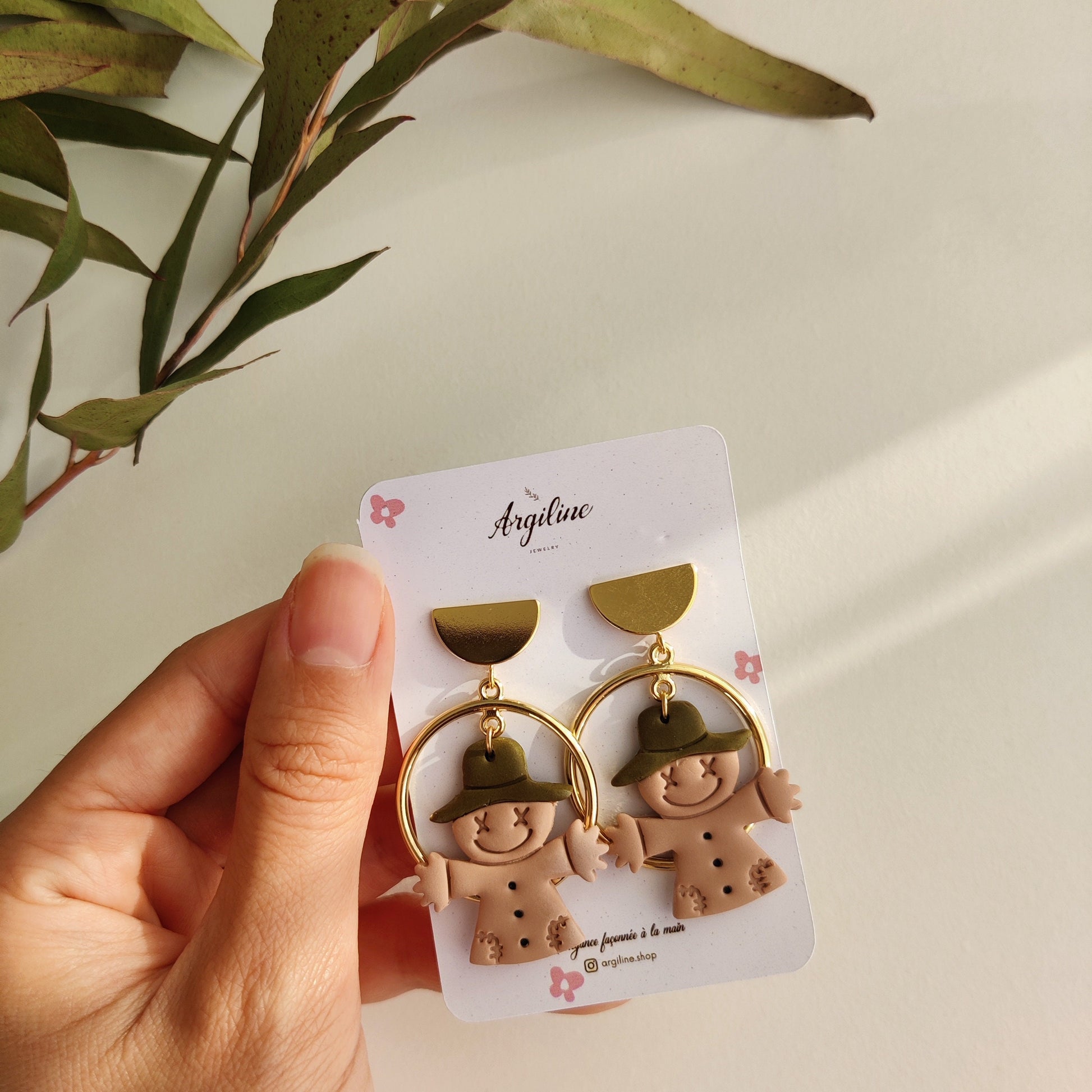 Autumn Collection | Autumn Earrings | Handmade Halloween polymer clay earrings | Fall foliage earrings | Fall colors earrings | Cosy