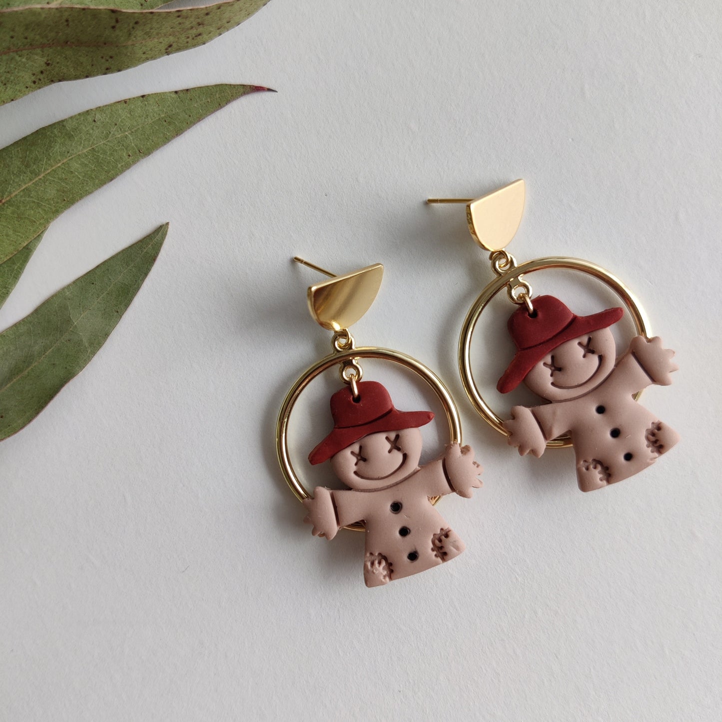 Autumn Collection | Autumn Earrings | Handmade Halloween polymer clay earrings | Fall foliage earrings | Fall colors earrings | Cosy