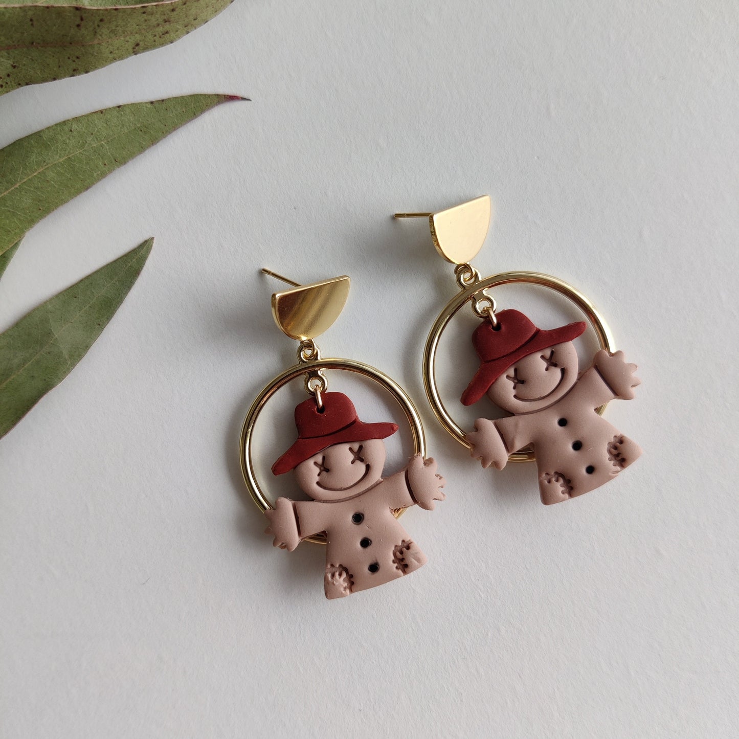 Autumn Collection | Autumn Earrings | Handmade Halloween polymer clay earrings | Fall foliage earrings | Fall colors earrings | Cosy