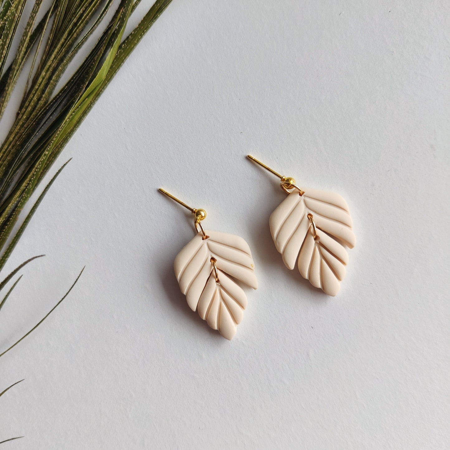 EMMA | Autumn Collection | Autumn Polymer Clay Earrings | Boho Fall Jewellery | Chestnut Earrings | FR earrings | Brass Earrings FR