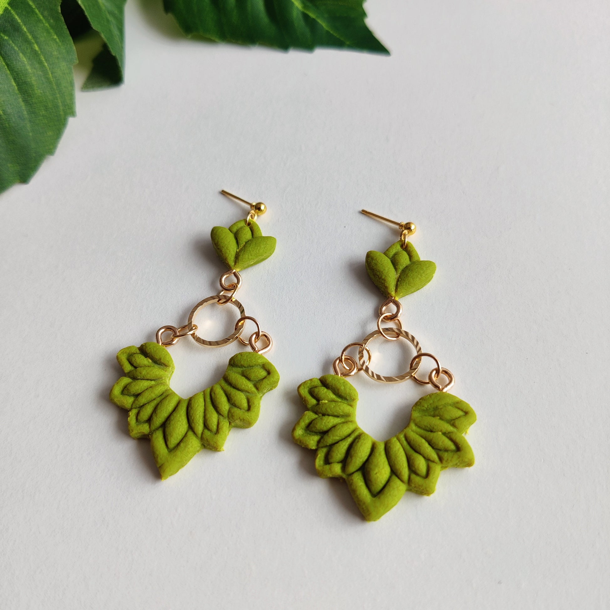 ELISE | Polymer clay earrings | Artisanal | Handmade | Jewellry | Handmade | Polymer Clay | Dangle Earrings
