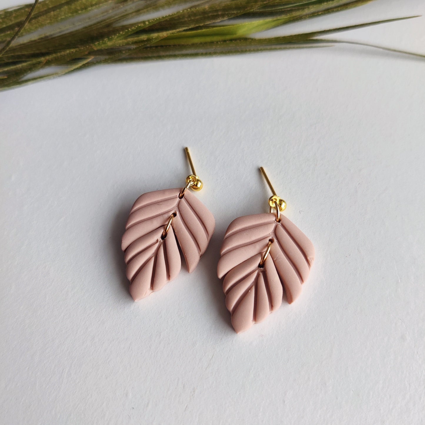 EMMA | Autumn Collection | Autumn Polymer Clay Earrings | Boho Fall Jewellery | Chestnut Earrings | FR earrings | Brass Earrings FR