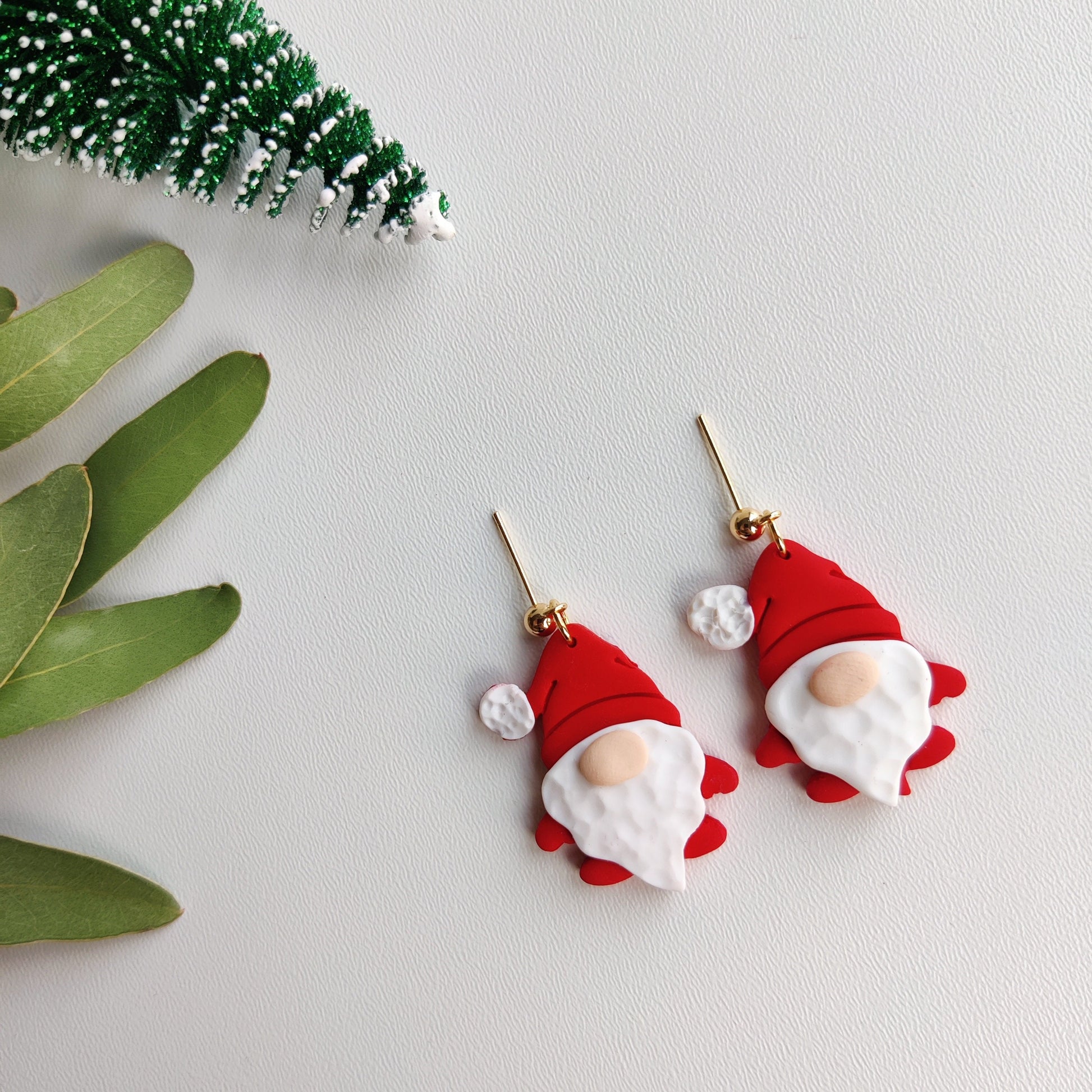 Holiday Gnomes 2023 | Handmade Polymer Clay Earrings | Christmas Earrings | Winter Earrings | Women’s Jewelry | xmas Earrings