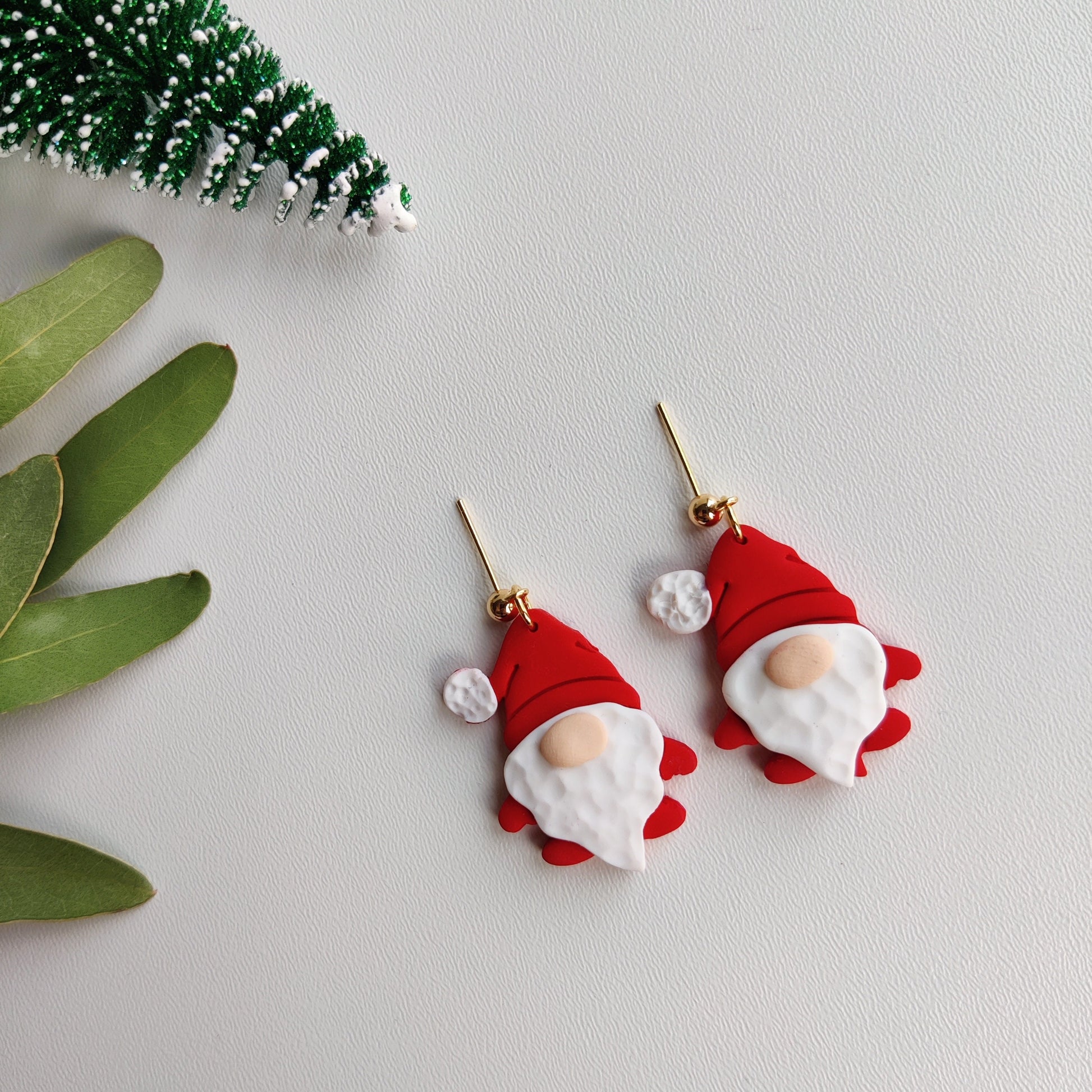 Holiday Gnomes 2023 | Handmade Polymer Clay Earrings | Christmas Earrings | Winter Earrings | Women’s Jewelry | xmas Earrings