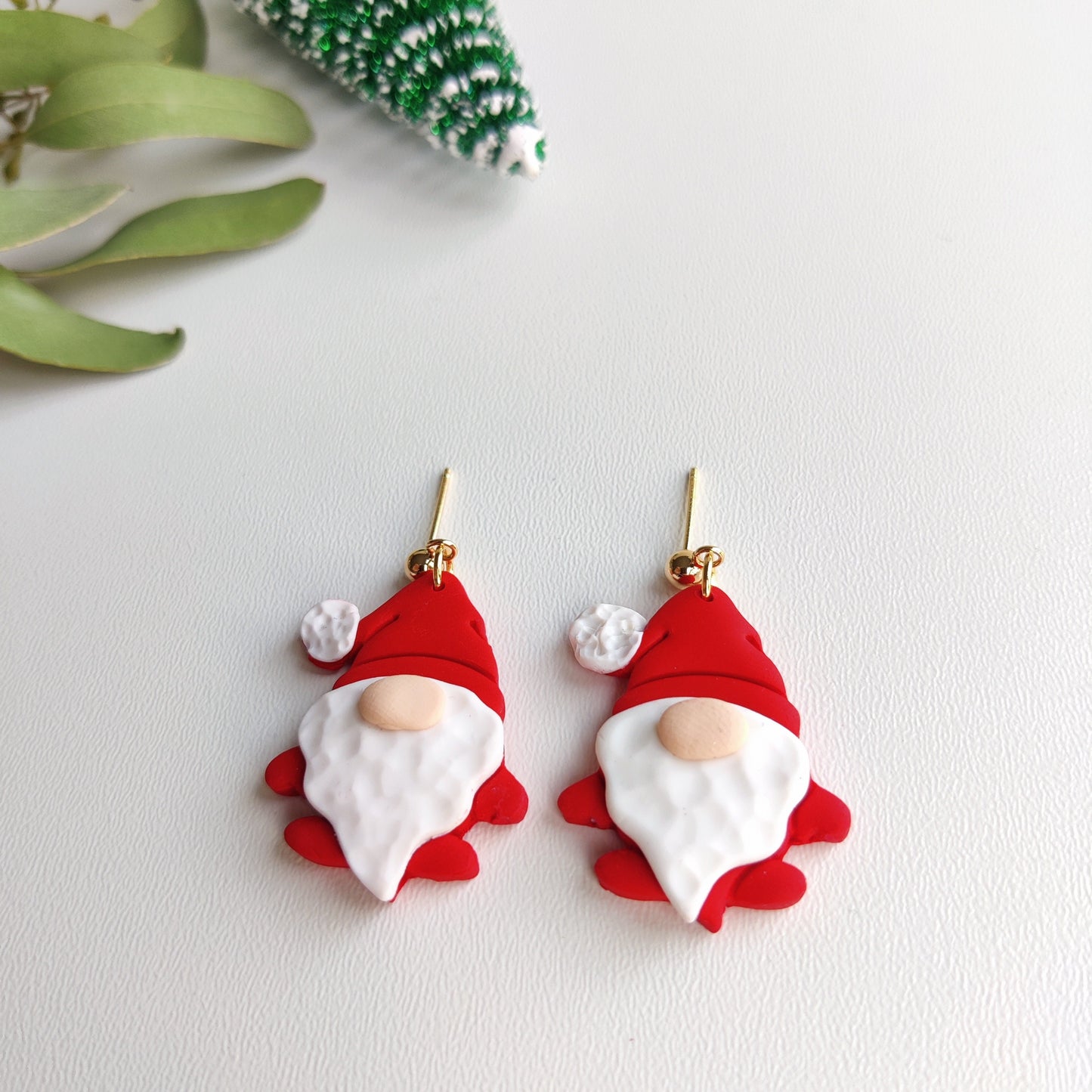 Holiday Gnomes 2023 | Handmade Polymer Clay Earrings | Christmas Earrings | Winter Earrings | Women’s Jewelry | xmas Earrings